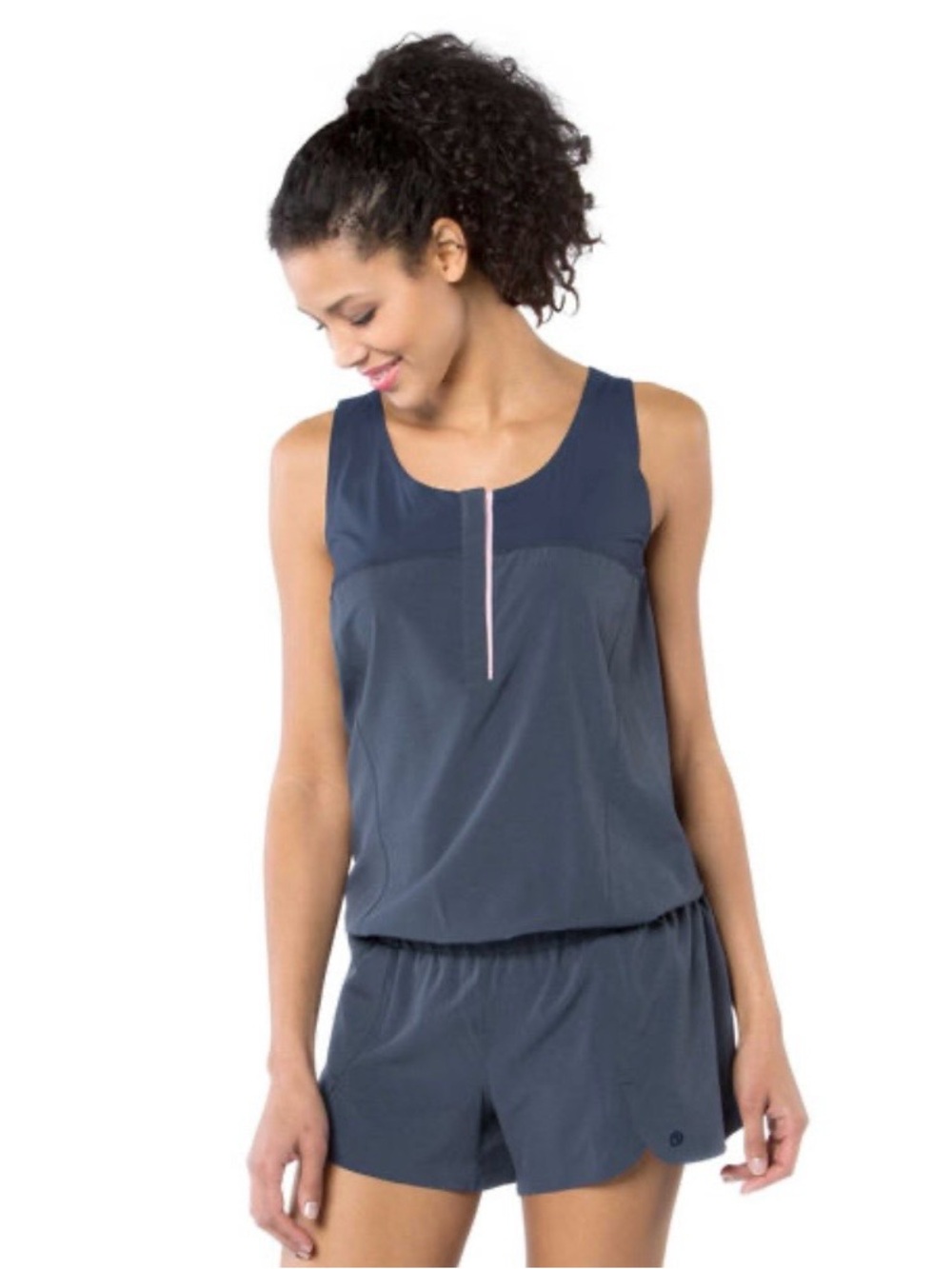 Brooks Pure Project Running Romper, blue, small